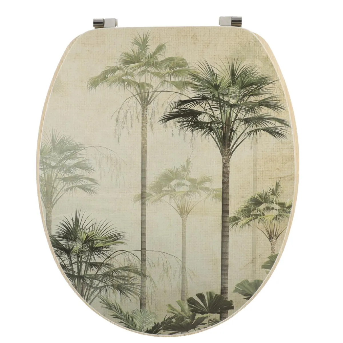 TENDANCE Abattant WC 18 pouces façon bois Palmiers Florida Vert Online