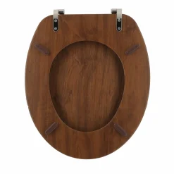 TENDANCE Abattant WC 18 pouces imitation Bois Marron New
