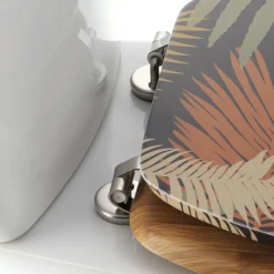 TENDANCE Abattant WC 18 pouces MDF Exotic Garden Multicolore New