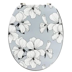 TENDANCE Abattant WC 18 pouces MDF Ecrin Gris Best