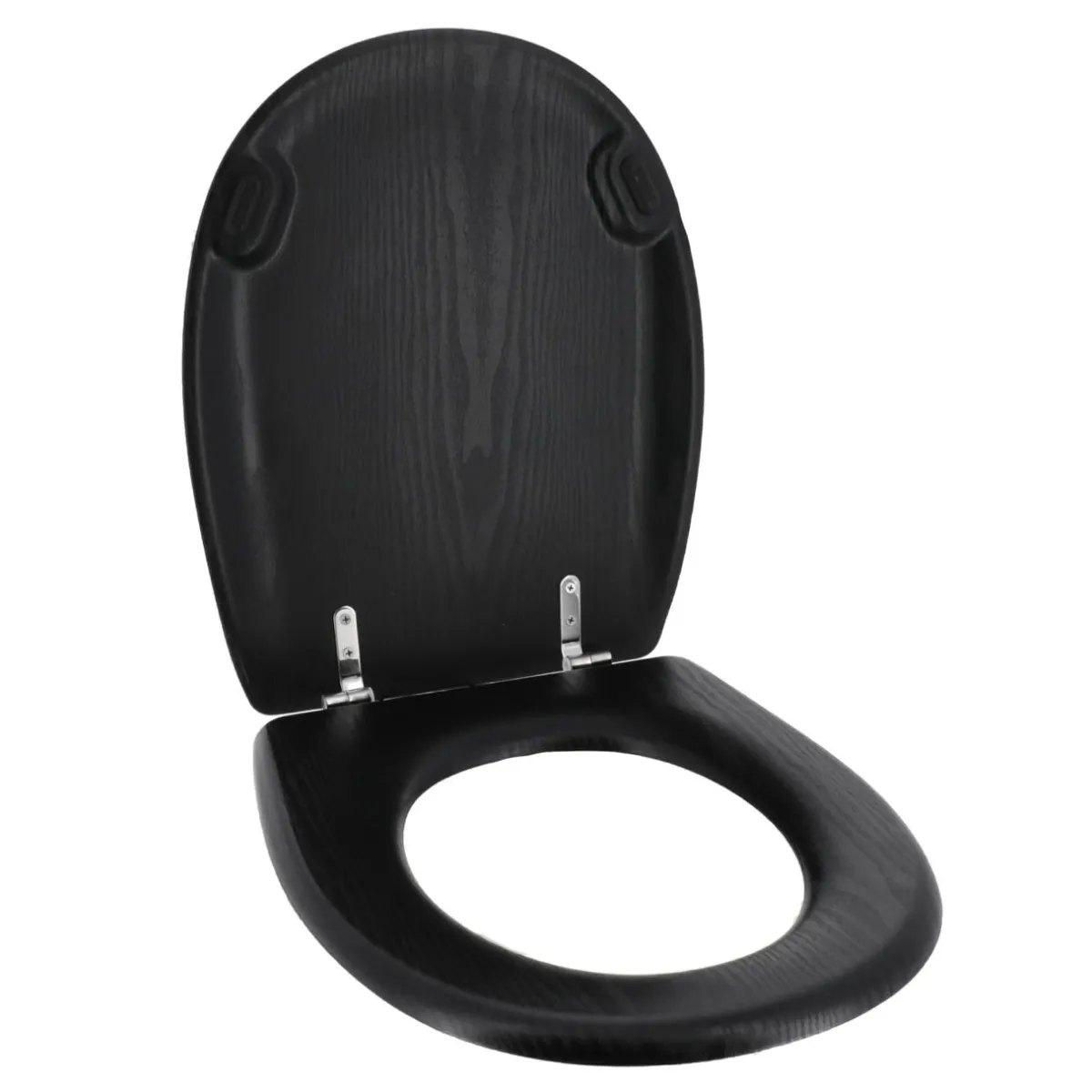 TENDANCE Abattant WC 18 pouces MDF Façon Bois Scandi Noir New
