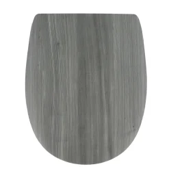 TENDANCE Abattant WC 18 pouces MDF Façon Lambris Gris Clearance