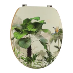 TENDANCE Abattant WC 18 pouces MDF Oasis Multicolore Discount