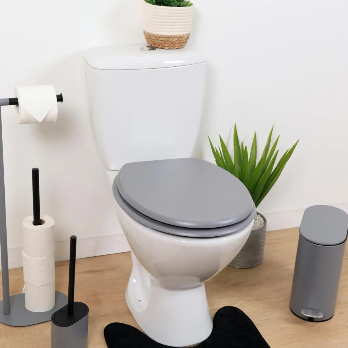 TENDANCE Abattant WC 18 pouces MDF Primo Gris Clearance