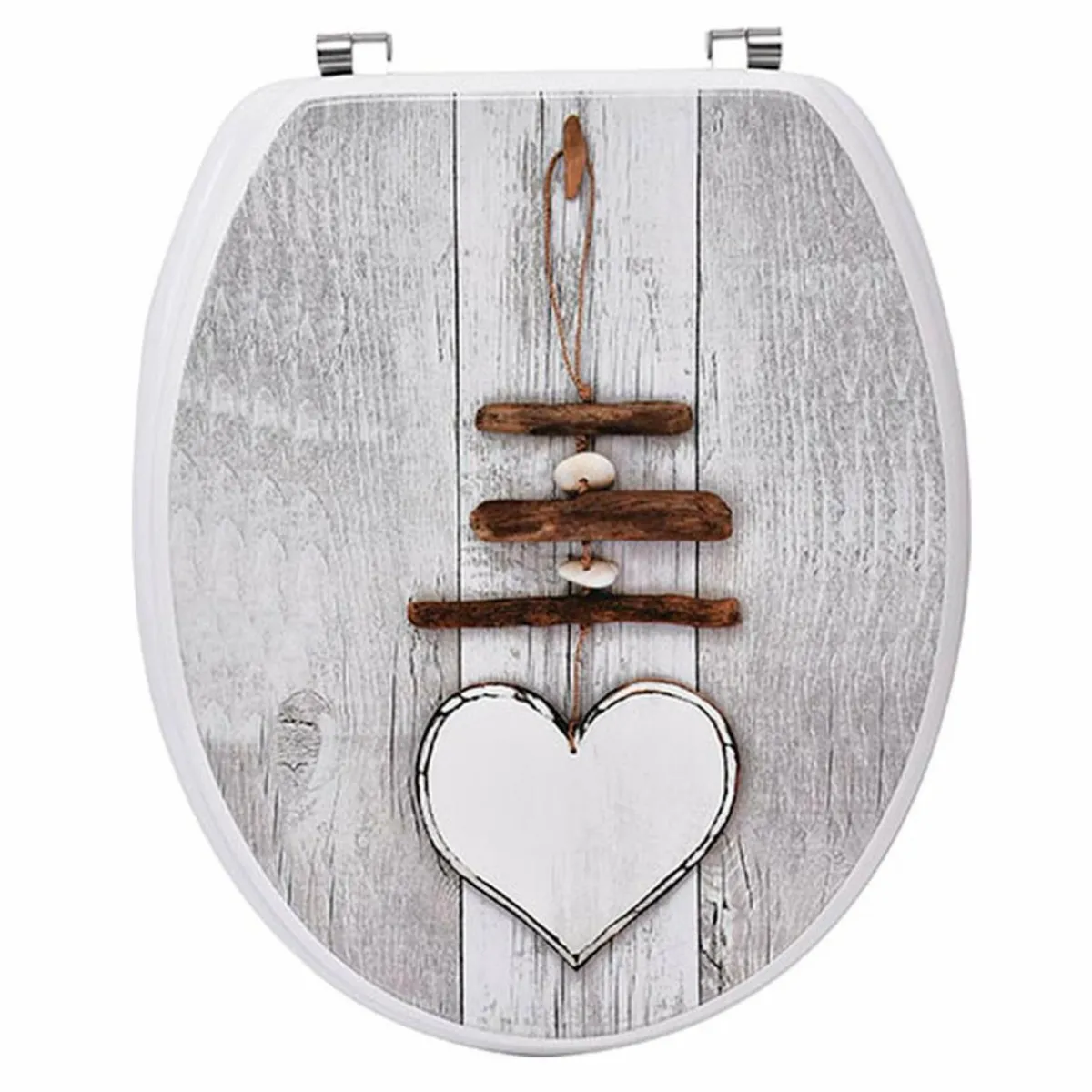 TENDANCE Abattant WC 18 pouces Ouessant Gris Sale