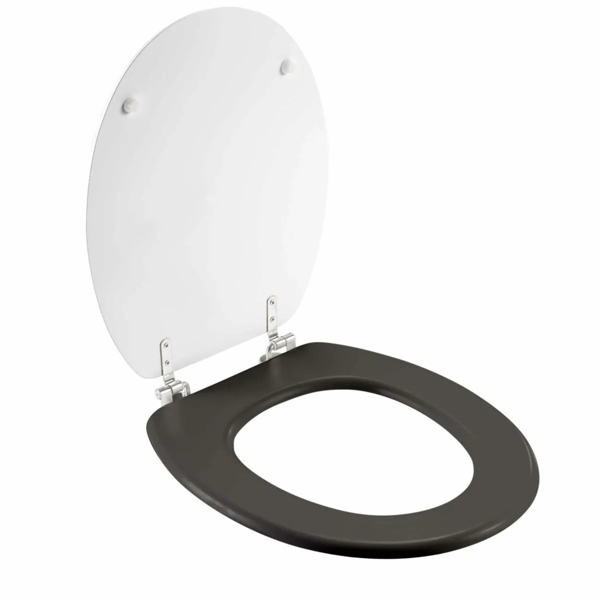 douceur d'intu017drieur Abattant WC bois (37 x 46 cm) Cocoty Noir Clearance