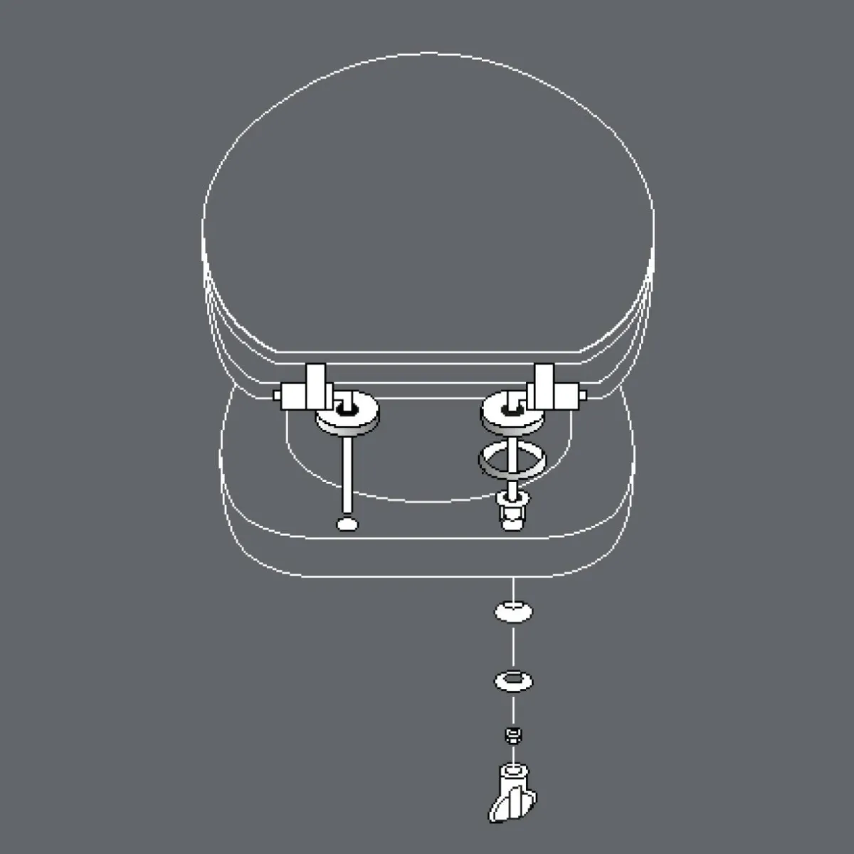 douceur d'intu017drieur Abattant WC bois (37 x 46 cm) Ginkoblue Bleu Sale