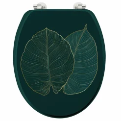 douceur d'intu017drieur Abattant WC bois (37 x 46 cm) Jade Vert Hot