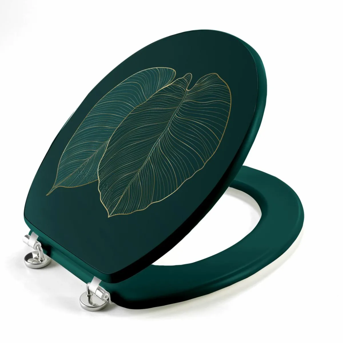 douceur d'intu017drieur Abattant WC bois (37 x 46 cm) Jade Vert Hot