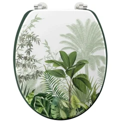 douceur d'intu017drieur Abattant WC bois (37 x 46 cm) Vagabonde Vert Discount
