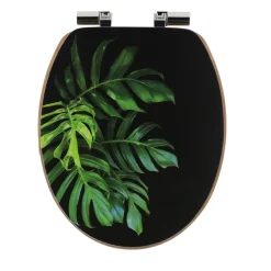 TENDANCE Abattant WC frein de chute 18 pouces MDF Green Addict Vert Hot