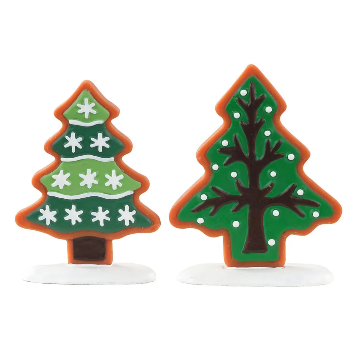 LEMAX Accessoire (H6 cm) Lot de 2 sapins Biscuit sucré Hot