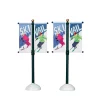 LEMAX Accessoire (H10 cm) Lot de 2 poteaux avec bannières Ski Vail Clearance