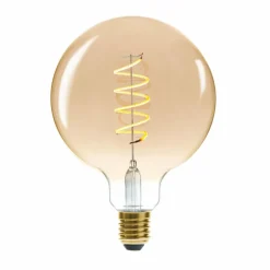 ATMOSPHERA Ampoule lumineuse Glode torsadé Ambre Discount