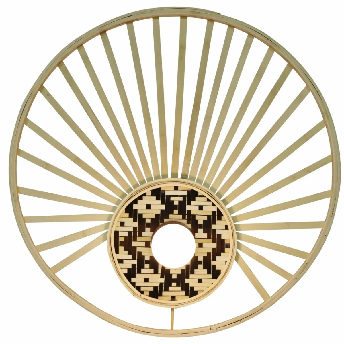 EMINZA Applique murale en bambou (D50 cm) Lagunee Naturel Discount