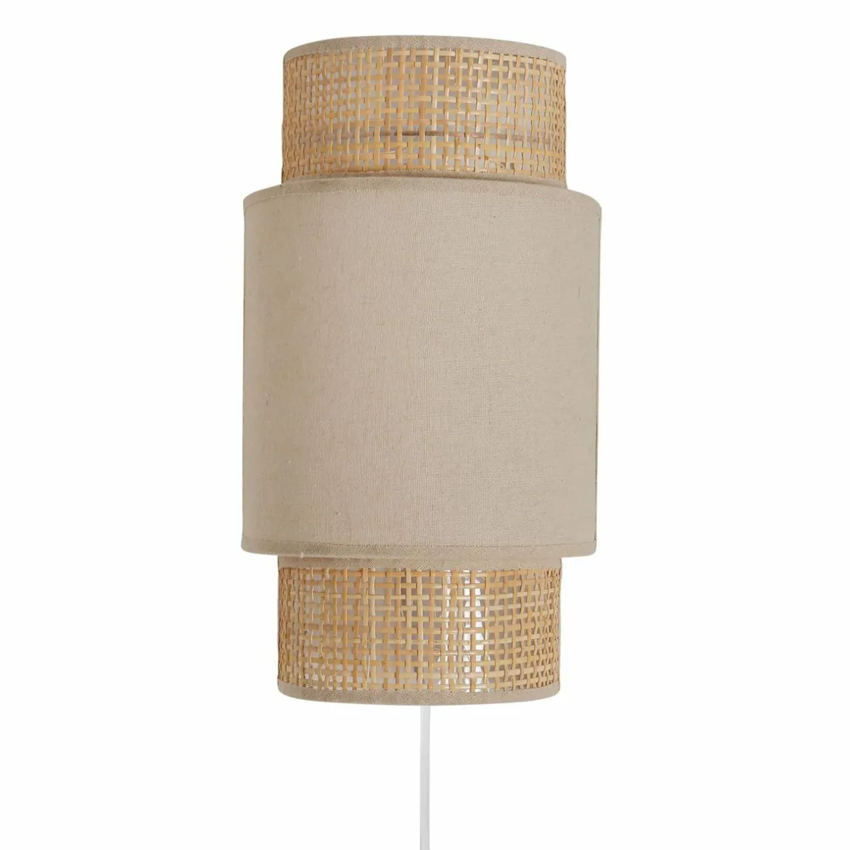 OSTARIA Applique murale en rotin (H33 cm) Luz Beige Outlet