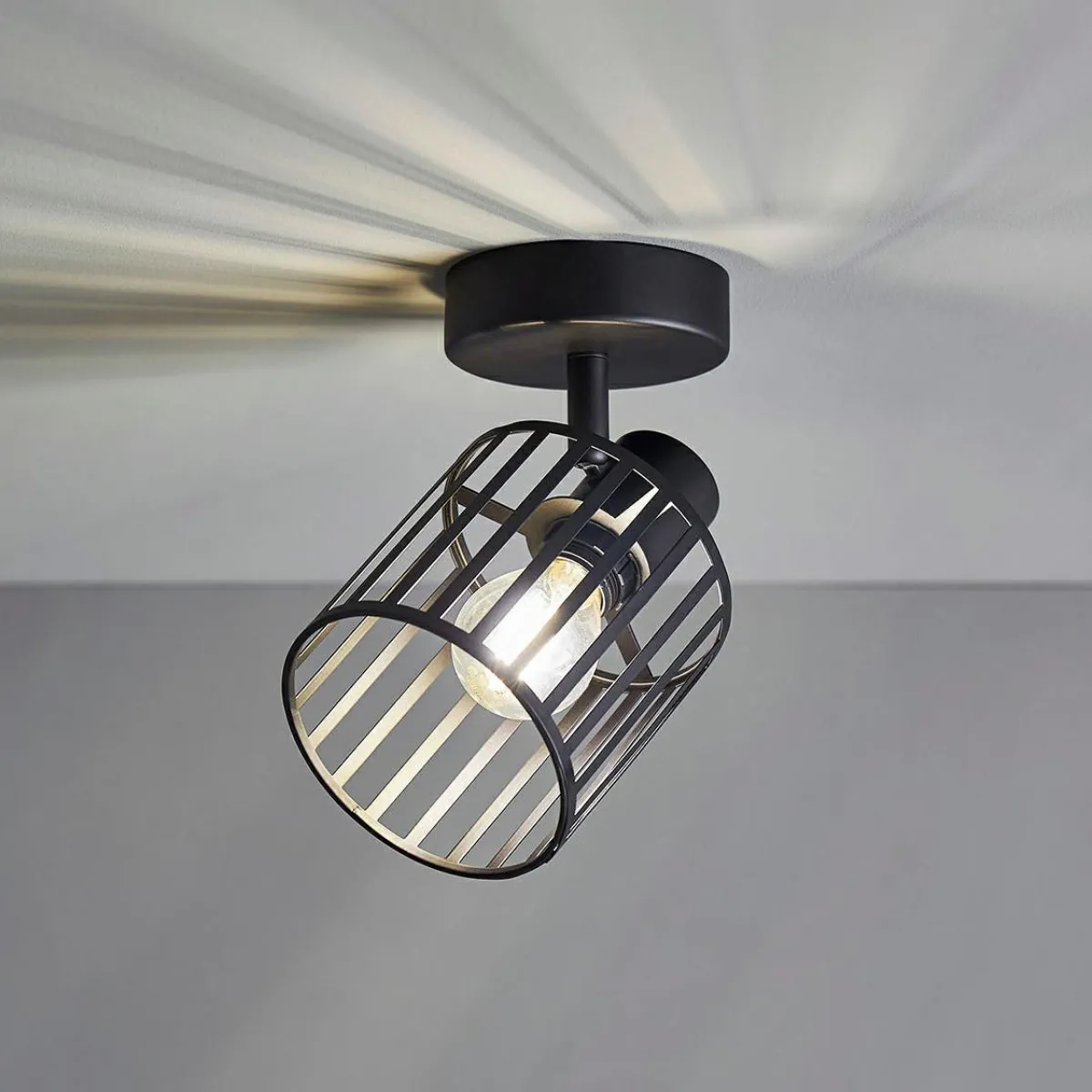 OSTARIA Applique murale métal industriel (H14 cm) Alma Noir Sale