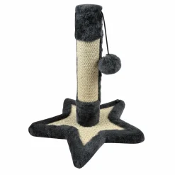 LOVE STORY Arbre à chaton avec socle étoile et jouet Anthracite New
