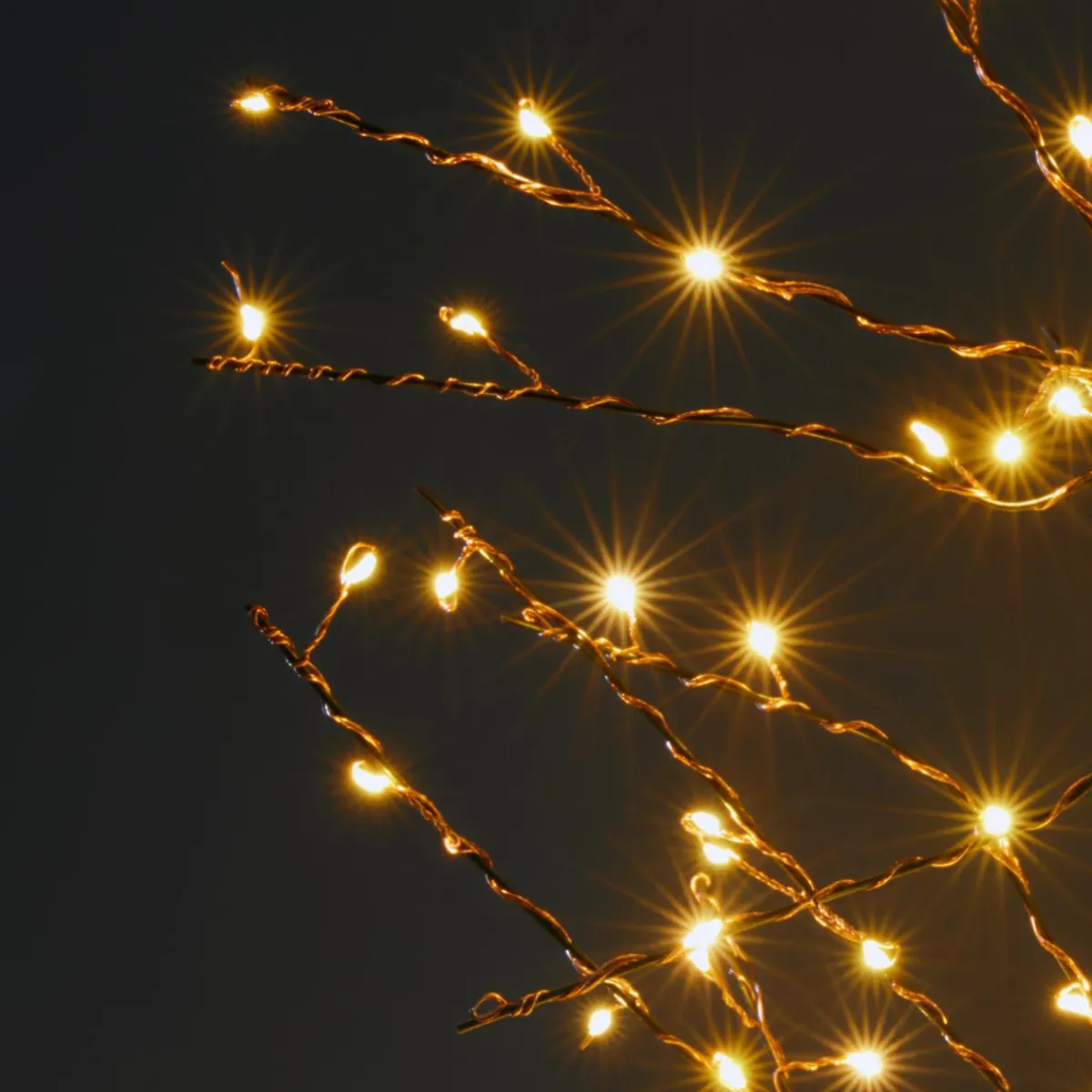 EMINZA Arbre lumineux 360 LED (H180 cm) Sapin d'hiver Blanc Chaud doré Best