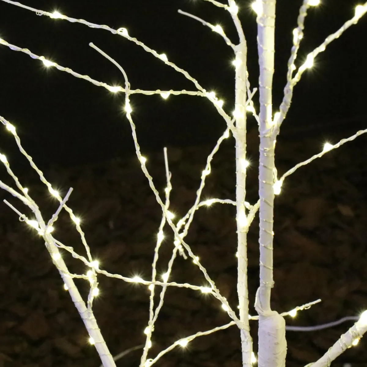 KAEMINGK Arbre lumineux 750 LED (H220 cm) Bouleau Lumina Blanc chaud Outlet