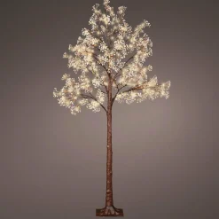 EMINZA Arbre lumineux 180 LED (H180 cm) Gypsophile givré Blanc chaud Online