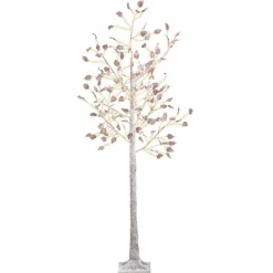 EMINZA Arbre lumineux 600 LED (H210 cm) Peuplier Elissa Blanc chaud Hot