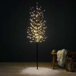 EMINZA Arbre lumineux 360 LED (H180 cm) Bouleau d'hiver Blanc chaud Clearance
