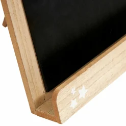 OSTARIA Ardoise chevalet enfant bois (30 x 40 cm) Maison Marron Hot