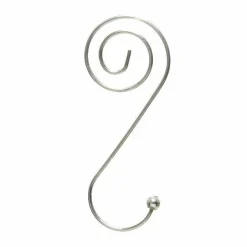 KAEMINGK Attache-boule en lot de 12 Spirale Argent Best