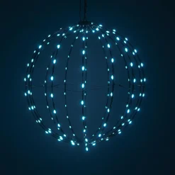 KOOPMAN Ballon lumineux Digital 168 LED (D40 cm) Pliable Multicolore Online