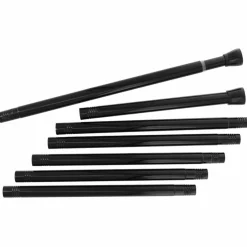 TENDANCE Barre de rideau de douche autobloquante (de 105 à 250 cm) Noir Online