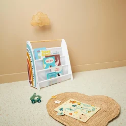 OSTARIA Bibliothèque enfant bois (60 x 62 cm) Leno Multicolore Online