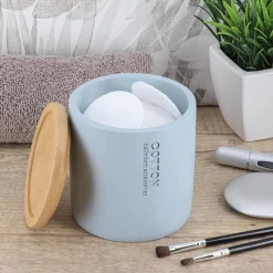 TENDANCE Boite à coton Purebamboo Bleu clair Outlet