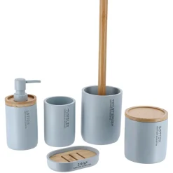 TENDANCE Boite à coton Purebamboo Bleu clair Outlet