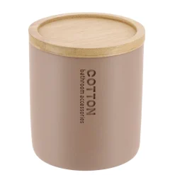 TENDANCE Boite à coton Purebamboo Cappuccino Marron Best