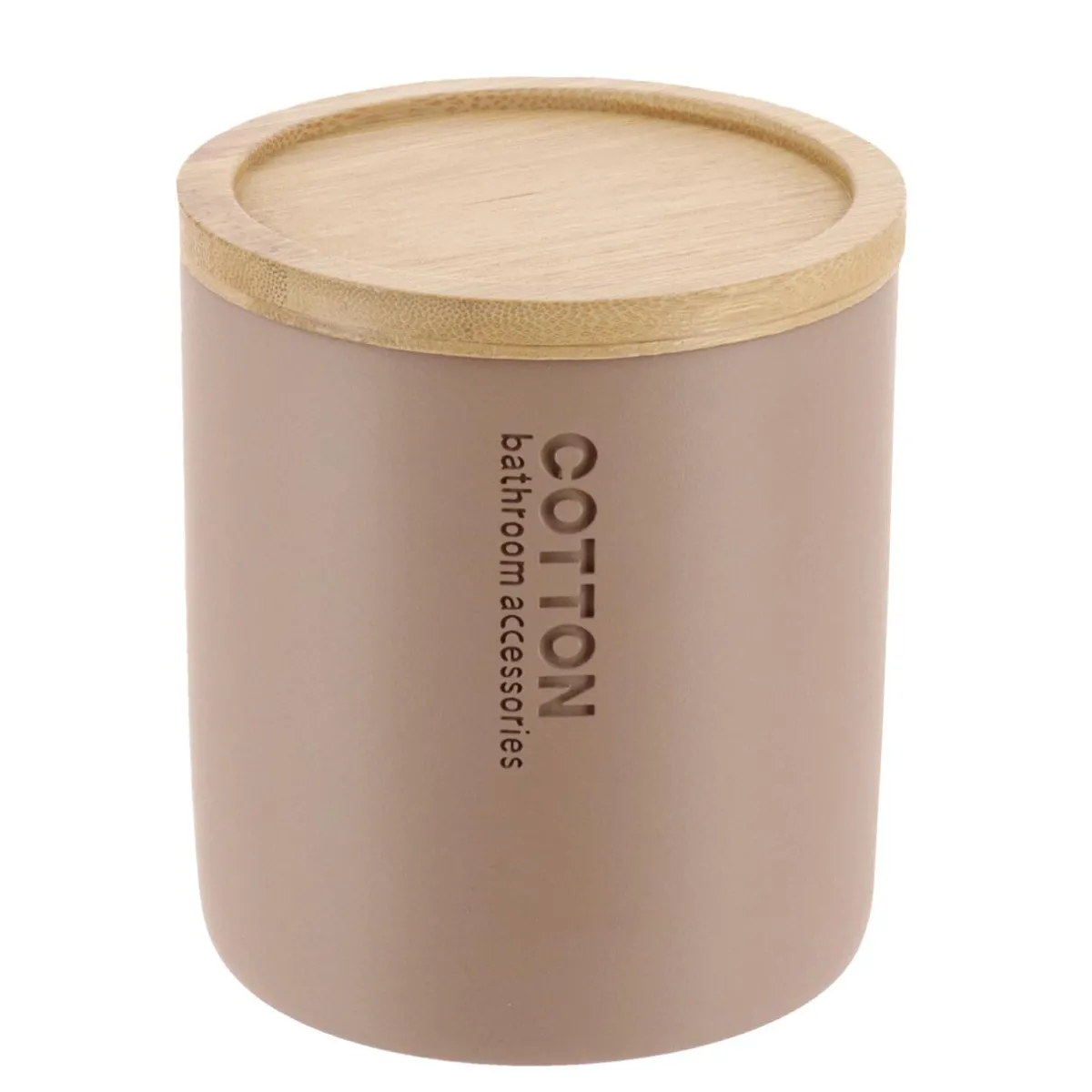 TENDANCE Boite à coton Purebamboo Cappuccino Marron Best