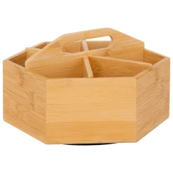 5 Five Simply Smart Boite à thé rotative bambou (22 x 12,5 cm) Néo Naturel Clearance