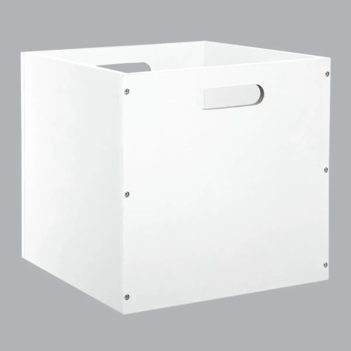 ATMOSPHERA Boite de rangement (31 x 31 x 31 cm) Mano he Blanc Sale