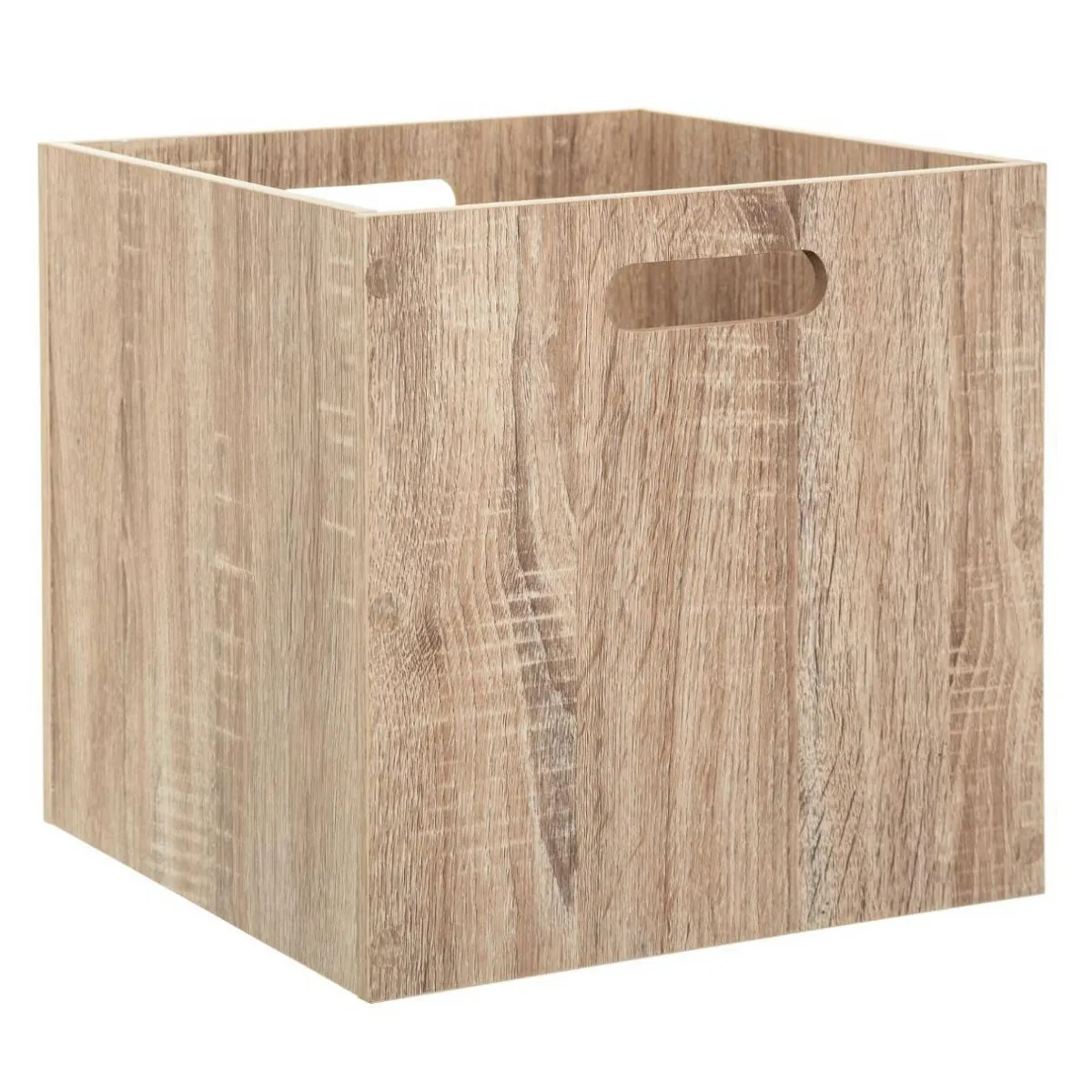 ATMOSPHERA Boite de rangement (31 x 31 x 31 cm) Mano bois Naturel Clearance