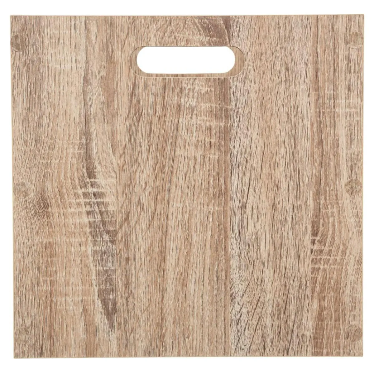 ATMOSPHERA Boite de rangement (31 x 31 x 31 cm) Mano bois Naturel Clearance