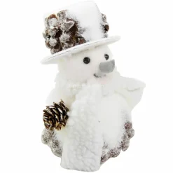 Feeric Lights & Christmas Bonhomme de neige déco (H18 cm) Claudio enneigé Blanc Online