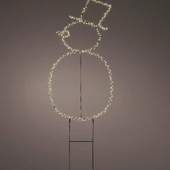 KAEMINGK Bonhomme de neige lumineux 250 LED (H77 cm) Freeze Blanc chaud Best
