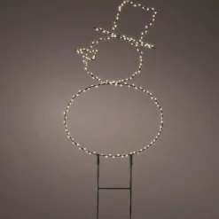 KAEMINGK Bonhomme de neige lumineux 180 LED (H47 cm) Blanc chaud Clearance