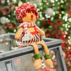 KAEMINGK Bonhomme Pain d'épices (H55 cm) Mlle Milie Multicolore New