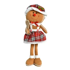 CHRISTMAS DREAM Bonhomme pain d'épices (H30 cm) Manala Cuisinière debout Marron Best