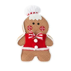 KOOPMAN Bonhomme pain d'épices (H30 cm) Cuisinier Gourmand Rouge Outlet