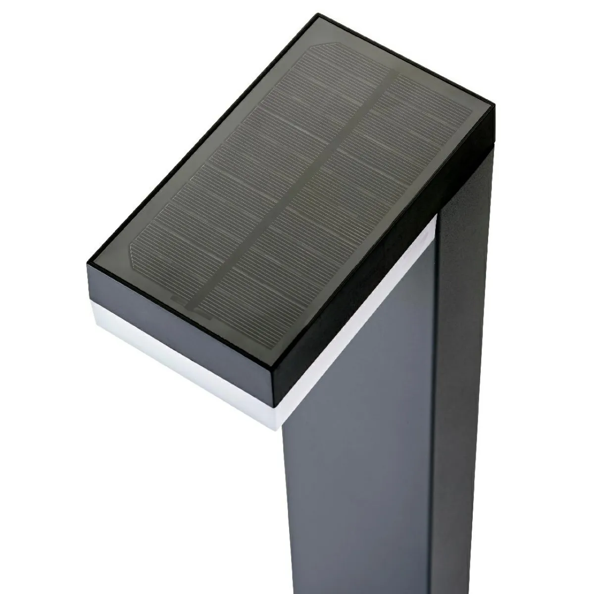 #N/A Borne de jardin solaire 600 lumens (H50 cm) Elite Gris Anthracite