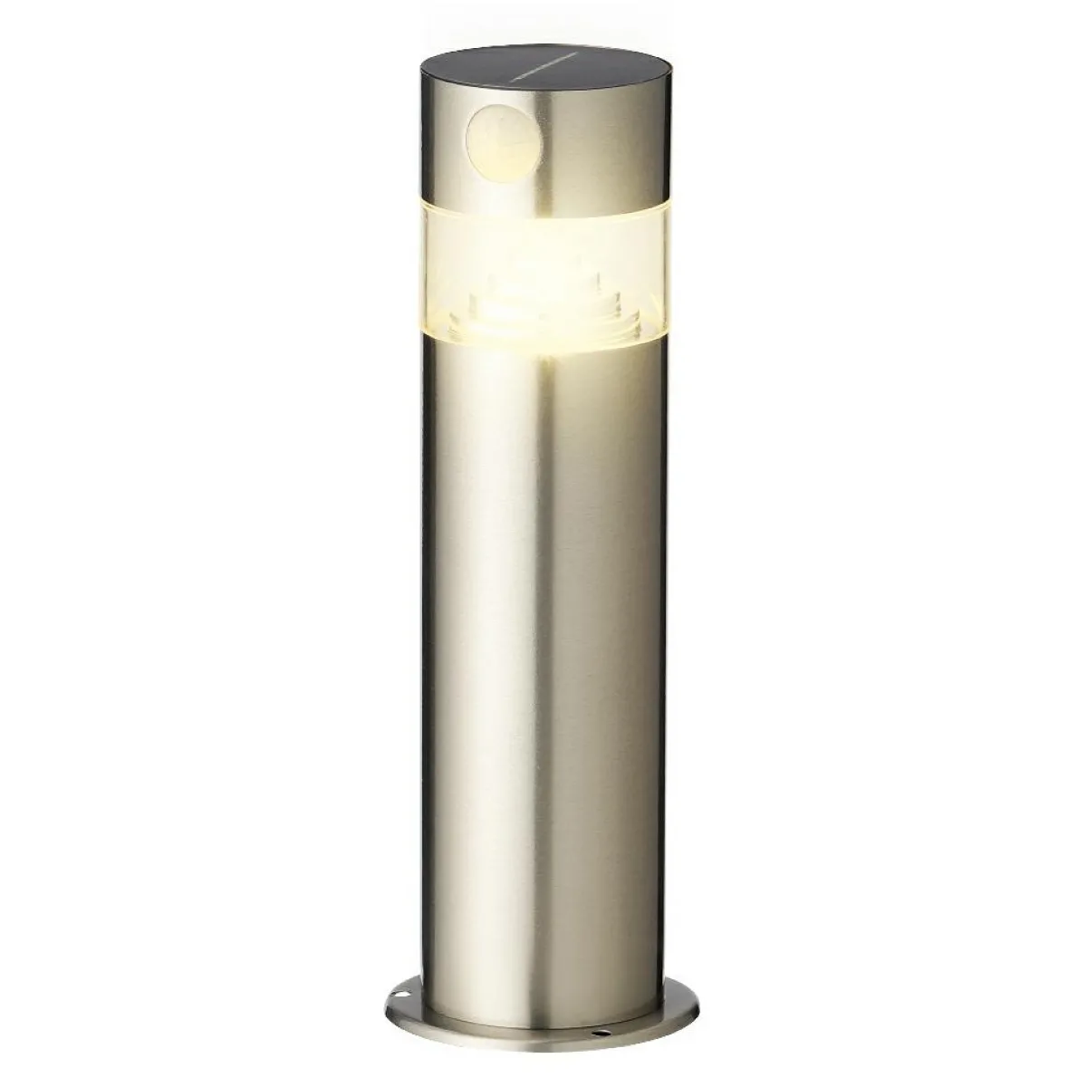 #N/A Borne de jardin solaire 150 lumens (H30 cm) Premium Argent Gris New
