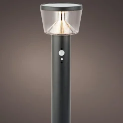 #N/A Borne de jardin solaire 600 lumens (H54 cm) Orion lux Gris Anthracite New