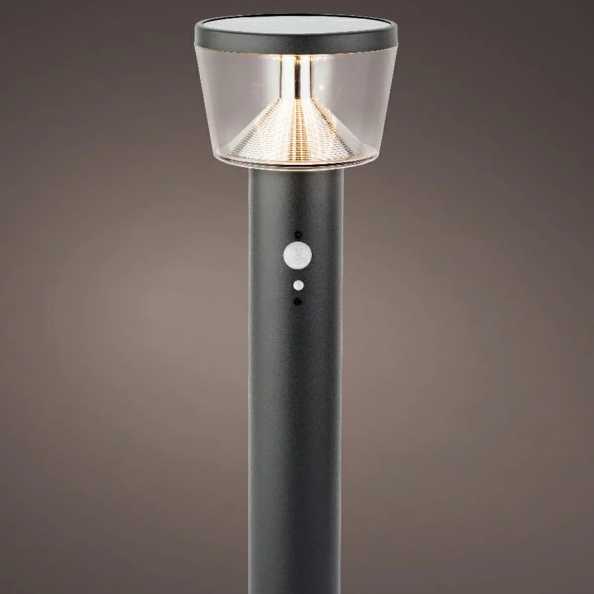 #N/A Borne de jardin solaire 600 lumens (H54 cm) Orion lux Gris Anthracite New